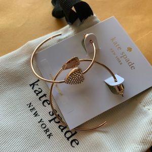 Kate Spade Pave Hoop Earrings